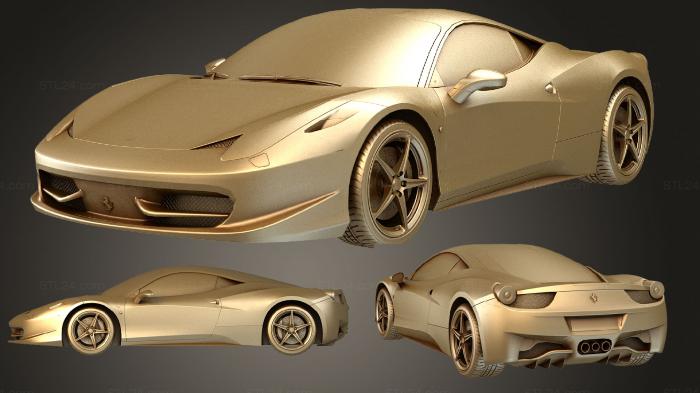 Vehicles (Ferrari car, CARS_1400) 3D models for cnc